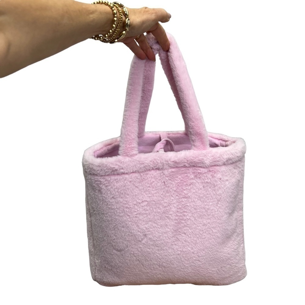 COTTONTAIL Lane Pink Fuzzy Barbie Core Tote Bag